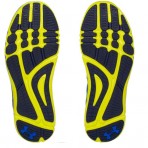 Pánské Sportovní Boty od značky Under Armour v modro žluté kombinaci se žlutým logem Under Armour na boku.