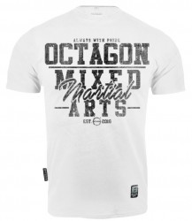 Tričko Octagon MMA White