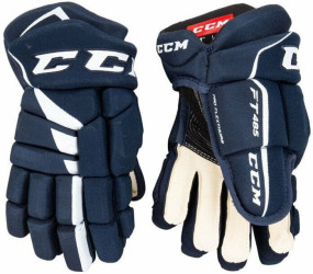 Hokejové Rukavice CCM HG JetSpeed FT485 Senior Navy/White