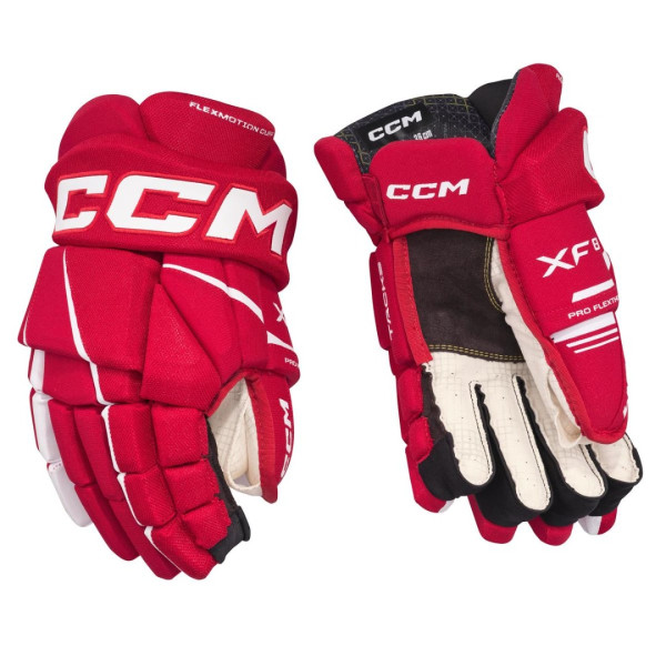 Hokejové Rukavice CCM HG Tacks XF 80 Senior Red