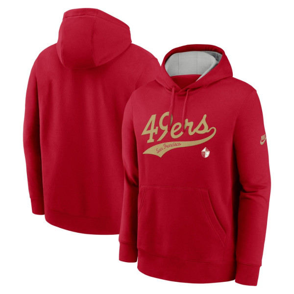 NFL Mikina San Francisco 49ers Nike Club Fleece Pullover