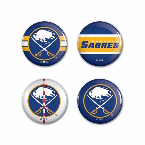 Sada Buffalo Sabres NHL Button 4 Pack