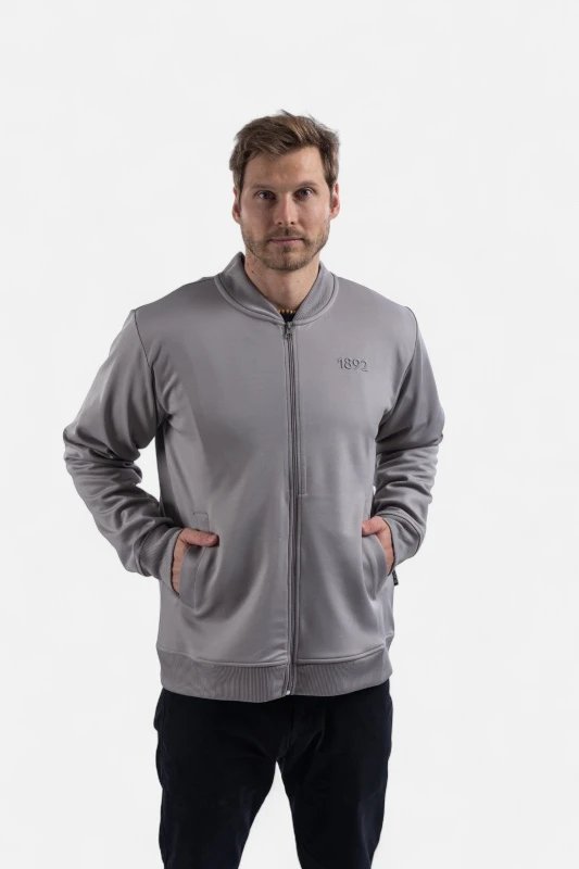 Mikina Bomber Slavia Prime 1892 Unisex Šedá