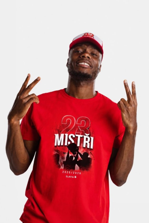 Tričko Slavia Praha Mistři ligy 25/26 Unisex