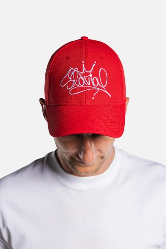 Kšiltovka Slavia Praha Graffiti Unisex Červená