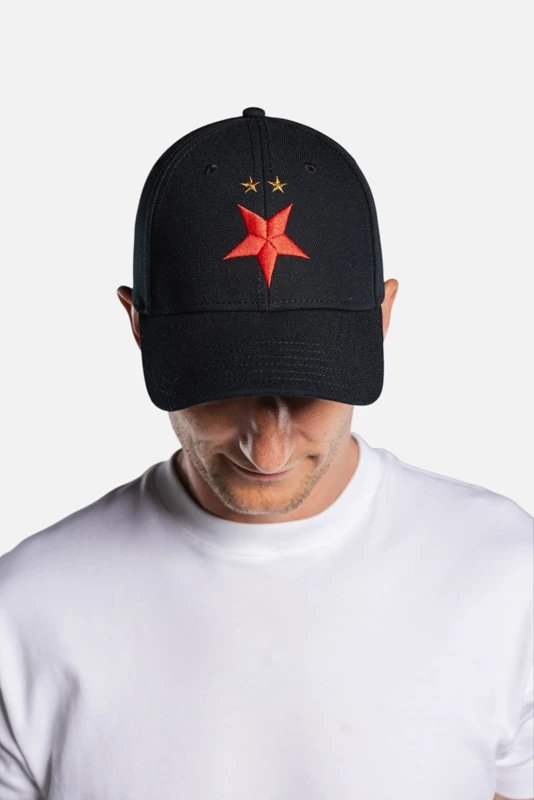 Kšiltovka Slavia Praha Classic Logo Černá