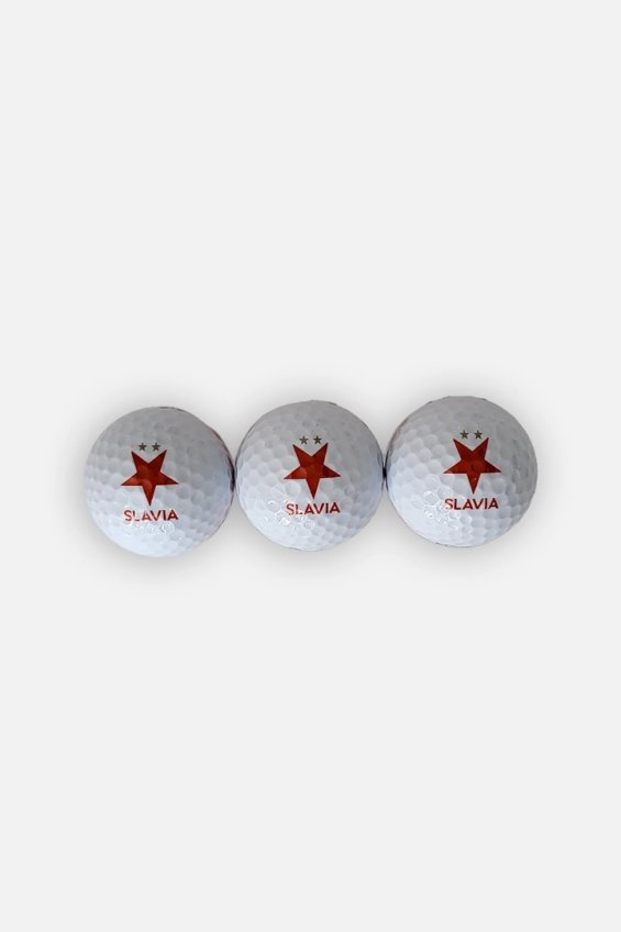 Golfové Míče 3 pack Slavia Praha TruFeel